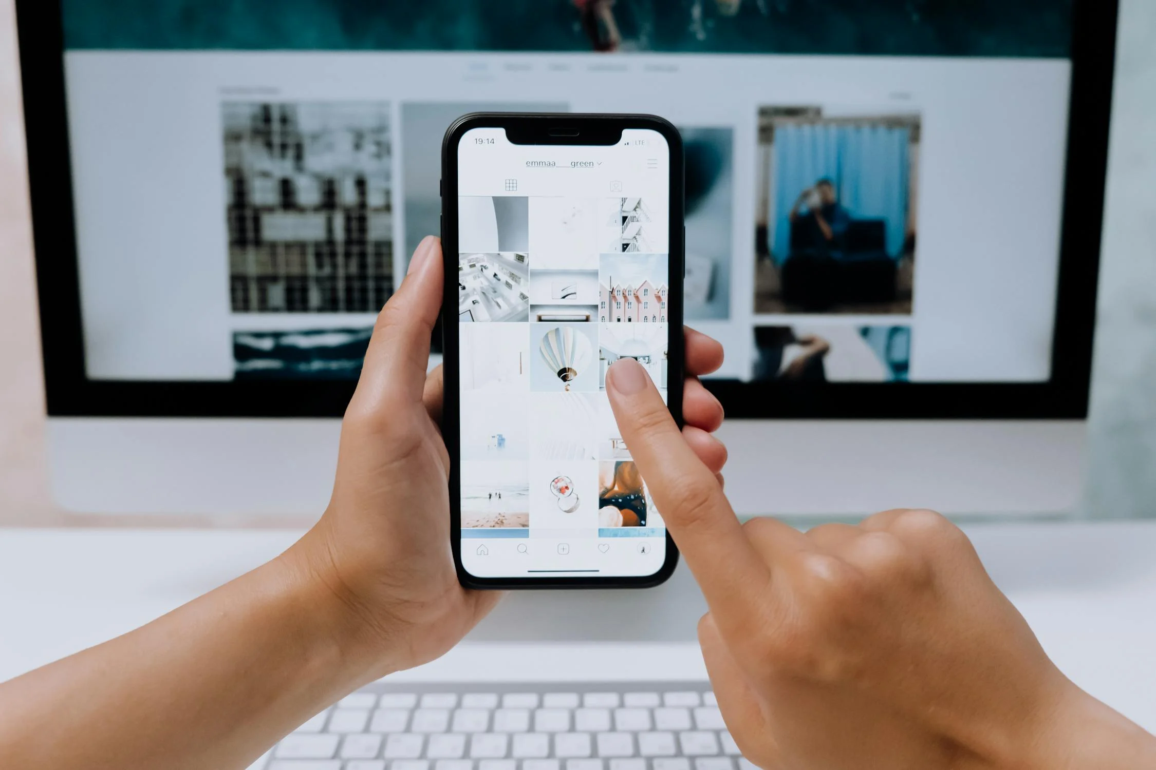 Imagem ilustrativa com os tamanhos ideais de post para Instagram